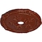Ekena Millwork Attica with Rose Ceiling Medallion (Canopies up to 4 1/2"), 26"OD x 3 3/4"ID x 1 1/2"P, Firebrick CM26ATFIF - alternate 3